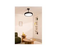 WIND CLEAR STUDIO S - Ventilateur de plafond 40W silencieux avec pales rétractables et eclaraige LED, Ø91cm avec eclaraige avec wifi