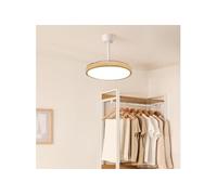 WIND CLEAR STUDIO S - Ventilateur de plafond 40W silencieux avec pales rétractables et eclaraige LED, Ø91cm avec eclaraige sans wifi