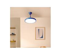 WIND CLEAR STUDIO S - Ventilateur de plafond 40W silencieux avec pales rétractables et eclaraige LED, Ø91cm avec eclaraige sans wifi