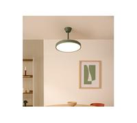 WIND CLEAR STUDIO S - Ventilateur de plafond 40W silencieux avec pales rétractables et eclaraige LED, Ø91cm avec eclaraige sans wifi