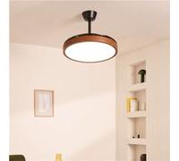 WIND CLEAR STUDIO - Ventilateur de plafond 40W silencieux avec pales rétractables et lumière LED, plusieurs tailles - Transparent G