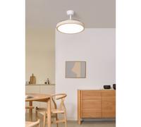 WIND CLEAR STUDIO - Ventilateur De Plafond 40W Silencieux Avec Pales Rétractables Et Lumière LED, Plusieurs Tailles WIFI + Télécommande