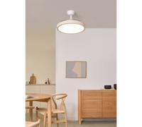 WIND CLEAR STUDIO - Ventilateur De Plafond 40W Silencieux Avec Pales Rétractables Et Lumière LED, Plusieurs Tailles Télécommande