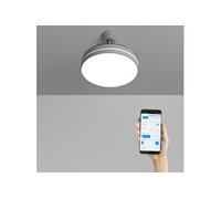 WIND CLEAR - Ventilateur de plafond 40W silencieux à pales rétractables avec éclairage LED différentes tailles