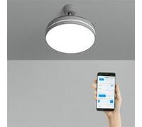 WIND CLEAR - Ventilateur de plafond 40W silencieux à pales rétractables avec éclairage LED différentes tailles - Blanc G