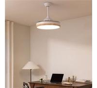 WIND CLEAR - Ventilateur de plafond 40W silencieux à pales rétractables avec éclairage LED différentes tailles - Blanc G