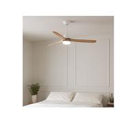 CREATE Ventilateur de plafond WIND CUP 40W Silencieux Ø132 cm 100% bois Télécommande