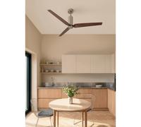 WIND FORMA - Ventilateur De Plafond Silencieux 45 W Ø152 Cm Avec Lumière D’ambiance Optionnelle Sans Lumière