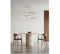 WIND HALO - Ventilateur De Plafond 36W Silencieux Ø108cm Avec Anneau Lumineux LED Avec Lumière