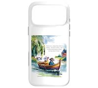 Wind in The Willows Livre Citation Messing About in Boats Coque pour iPhone 17 Pro Max