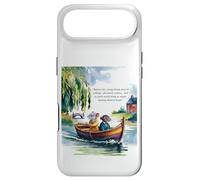 Wind in The Willows Livre Citation Messing About in Boats Coque pour iPhone Air