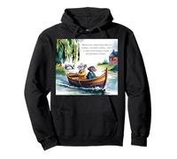 Wind in the Willows Livre citation "Messing about in Boats" Sweat à Capuche