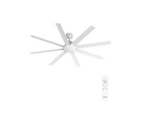 Ventilateur de plafond - Create - Sans lumière - Silencieux - Fonction été/hiver - Blanc