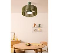 WIND LAMP WOVEN - Ventilateur De Plafond Silencieux 25W Avec Lumière LED Avec Lumière & Sauge & S (Ø55cm) (pièces ≤10m²)