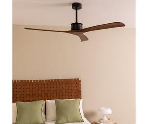 WIND LARGE - Ventilateur De Plafond 40W Silencieux Ø152 Cm 100% Bois Sans Lumière