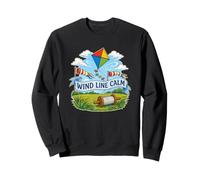 Wind Line Calm Cerf Volant Bobine Sweatshirt
