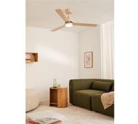 WIND MODERN - Ventilateur de plafond silencieux 40W avec lumière LED plusieurs tailles disponibles - Beige G