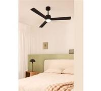 WIND MODERN - Ventilateur de plafond silencieux 40W avec lumière LED plusieurs tailles disponibles - Noir G