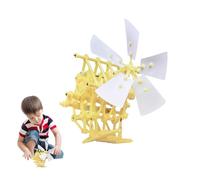 Wind Motion Strandbeest Mini Kit de Modèle Mécanique Jouet Scientifique Éducatif Utilisation Sécurisée Expérience | Kit Strandbeest à énergie éolienne pour adultes et pour le plaisir du projet