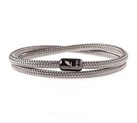 Wind Passion Bracelet Gris Aimanté Magnétique Corde Nautique pour Homme et Femme, Taille Medium