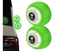 Wind-Powered Car Decorative Light - Auto Sensor Green Glow, No Wiring Fende