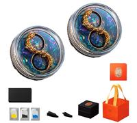 Wind-Powered Dragon Car Diffuser with Vent Clips,Dynamic Dragon Car Aromatherapy - Rotating Scented,Rotatable Dynamic Fragrance Diffuser for Men Gifts (Blue*2pcs)