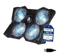 Wind Refroidisseur PC Portable - 4 Ventilateurs Silencieux