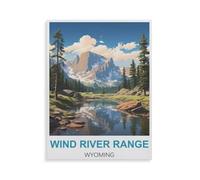 Wind River Range Wyoming，Puzzle en Bois 1000 Pieces Adultes Enfants Classique Jeu Cadeau（75x50cm）-HK33