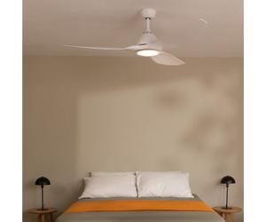 WIND SAIL - Ventilateur De Plafond 90W Silencieux XL Ø163 Cm Avec Lumière