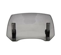 Wind Screen pour Kawasaki pour Z750 pour Z800 pour Versys650 pour ER6F pour Versys1000 pour KLR650 pour VStrom 650 XT Extension Pare-Brise Moto Visière(Smoke)