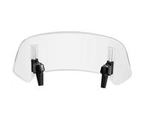 Wind Screen pour MT07 pour MT09 pour MT10 pour R1 pour R3 pour FZ6 pour TMAX530 pour TMAX 500 Pare-Brise De Moto Spoiler Réglable Visière(Small Clear A)