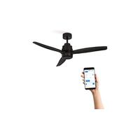 WIND STYLANCE M - Ventilateur de plafond 40W silencieux 100% bois Ø 132 cm sans eclaraige avec wifi
