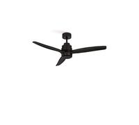 CREATE / WINDSTYLANCE NATURAL WOOD/Ventilateur de plafond avec télécommande, noir / 40W, silencieux, Ø132 cm, 6 vitesses, programmable, fonction été-hiver