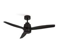 WIND STYLANCE M - Ventilateur de plafond 40W silencieux 100% bois Ø 132 cm sans eclaraige sans wifi Noir G