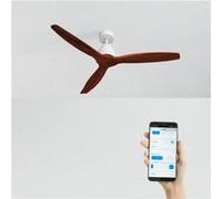 WIND STYLANCE NATURAL WOOD - Ventilateur de plafond 40W silencieux 100% bois plusieurs tailles - Blanc G