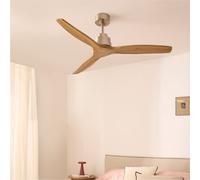 WIND STYLANCE NATURAL WOOD - Ventilateur De Plafond 40W Silencieux 100% Bois Plusieurs Tailles Sans Lumière