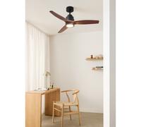 WIND STYLANCE NATURAL WOOD - Ventilateur De Plafond 40W Silencieux 100% Bois Plusieurs Tailles Télécommande