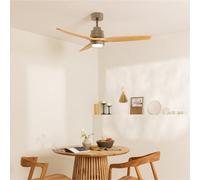 WIND STYLANCE NATURAL WOOD - Ventilateur De Plafond 40W Silencieux 100% Bois Plusieurs Tailles Télécommande