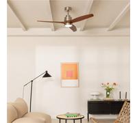 WIND STYLANCE NATURAL WOOD - Ventilateur De Plafond 40W Silencieux 100% Bois Plusieurs Tailles Télécommande