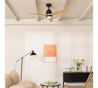 WIND STYLANCE - Ventilateur De Plafond 40W Silencieux 100% Bois Plusieurs Tailles Télécommande