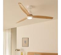 WIND STYLANCE NATURAL WOOD - Ventilateur De Plafond 40W Silencieux 100% Bois Plusieurs Tailles Télécommande