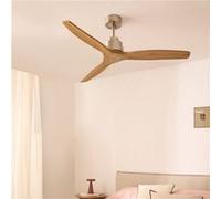 WIND STYLANCE - Ventilateur de plafond 40W silencieux 100% bois plusieurs tailles - Nickel G
