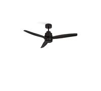 WIND STYLANCE - Ventilateur de plafond 40W silencieux Ø132 cm 100% bois - Noir