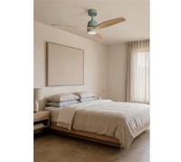 WIND STYLANCE - Ventilateur de plafond silencieux 40 W avec pales en ABS technique Ø 132 cm avec éclairage avec wifi