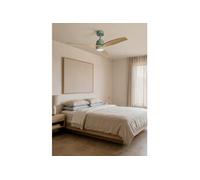 WIND STYLANCE - Ventilateur de plafond silencieux 40 W avec pales en ABS technique Ø 132 cm avec éclairage sans wifi