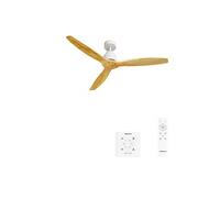 WIND STYLANCE - Ventilateur de plafond silencieux 40 W avec pales en ABS technique Ø 132 cm sans éclairage avec contrôleur mural