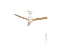WIND STYLANCE - Ventilateur de plafond silencieux 40 W avec pales en ABS technique Ø 112 cm, avec éclairage, sans Wi-Fi