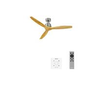 WIND STYLANCE - Ventilateur de plafond silencieux 40 W avec pales en ABS technique Ø 132 cm sans éclairage avec contrôleur mural