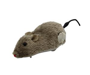 Wind-Up Cat Toy - Watch Your Cat Go Crazy With Excitement | Plush Moving Mouse That Runs Wags Its Tail | For Indoor Cats, Kittens, Improves Agility Hunting Skills, Compact 21g Lightweight Design, R