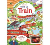 Wind-up Train: A Toy and Book Combo with a Steam Train Adventure Through Cities, Mountains, and Rivers, and a Visit to a Train Museum